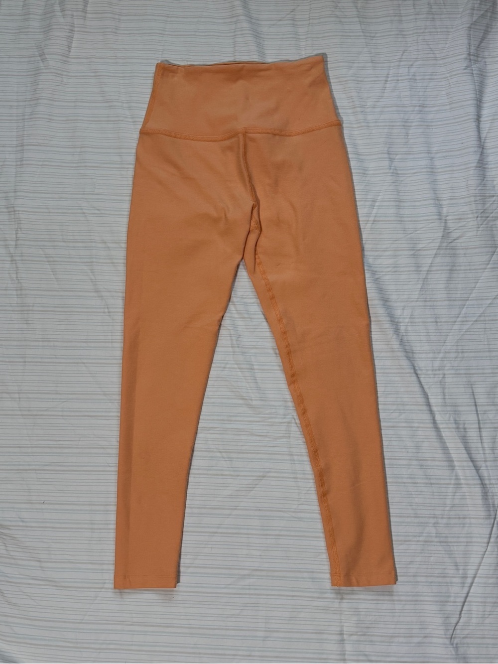 $97 beyond yoga orange space dye caught in the midi legging size small